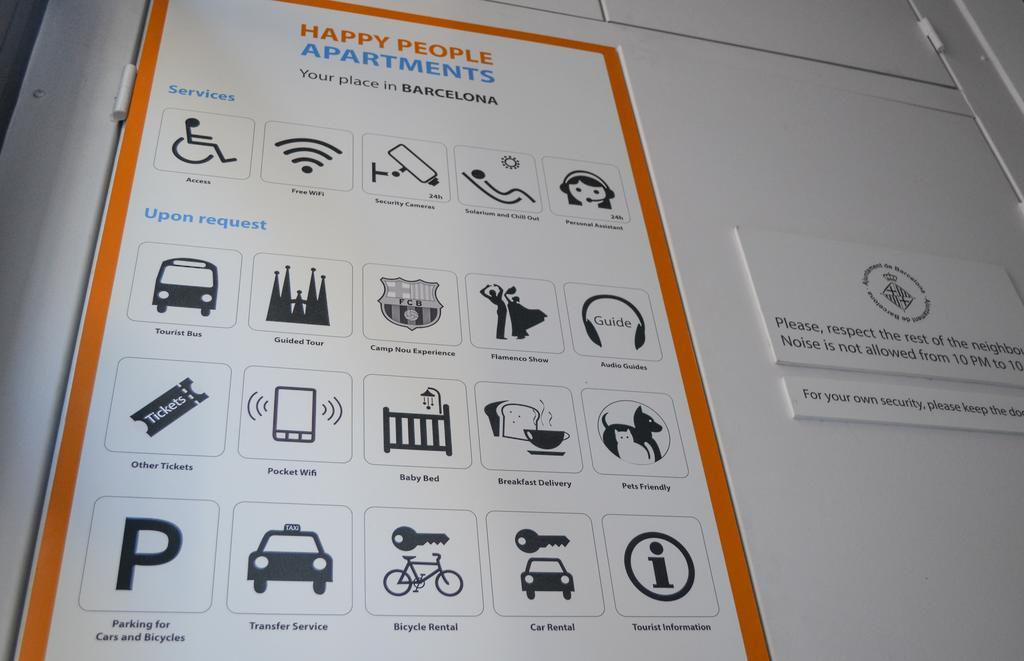 Happy People Plaza Espana Apartments Barcelona Ruang foto